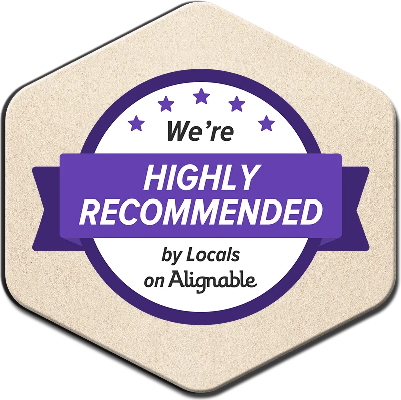 We're Highly Recommended on Alignable!